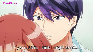 Stepsister Gets Scared When She Sees How Big Her Stepbrother's Dick Is ( Hentai )