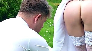 Marrying the Whore - Sexy Bride Cheating Right on Her Wedding