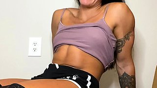 Black and round asses