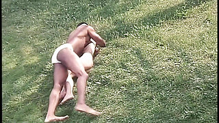 A Black Cock for a Nice Fuck on the Lawn