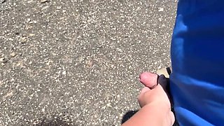 Shameless Girl Helps Stranger Pee Outdoor - Public Pissing Compilation with Emma Voyeur