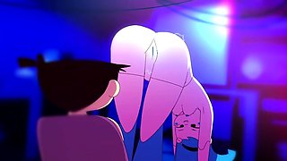 Hentai chick enjoys anal sex at the gym