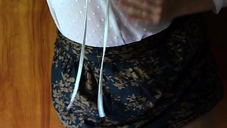 Big boobs milf masturbates with her dildo