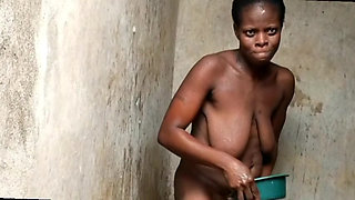 She washes the private parts before sex