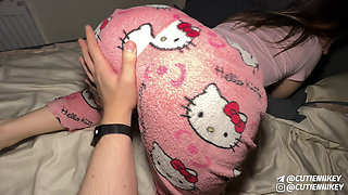 Petite stepsister with big tits gets fucked hard