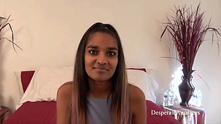 Desperate Amateurs Abby Kama Sutra and Missbehavin get their tight pussies stretched out.