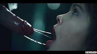 Hentai Monster Futanari - Asian Babe Grows Futa Cock And Creampies Chubby Bbw