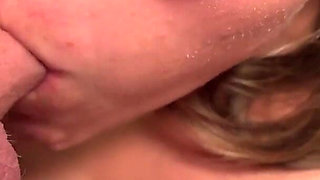 Laying Down Swallowing Some Cum