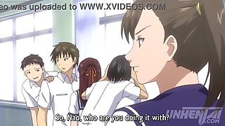 Hot Asian Schoolgirls Fuck in Hentai Gangbang - Subtitled Sex