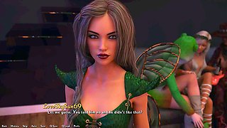 Vixens in a cartoon world getting it on