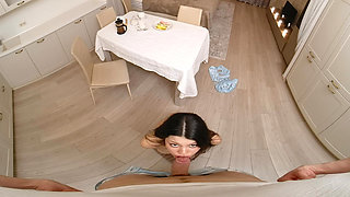 Cutie Luta DEister gets hardcore sex from her boyfriend in VR