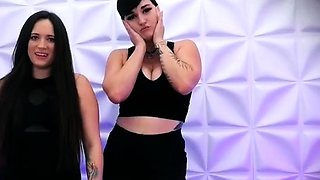 Dacey Harlot & Irene Silver – Brutal Boot Ballbusting