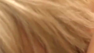 The young blonde girl was supposed to only dance on the pole - suddenly his pole was in her