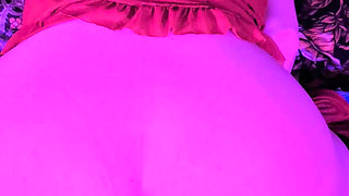 Sex Toy Play with a Nylon Foot Job, Cumming on Her Feet!