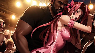 Spicy Toons: Aerith in a Mosh Pit