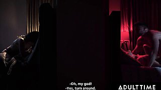 Innocent Lulu Chu Caught and Double-Teamed by Roommate and His GF