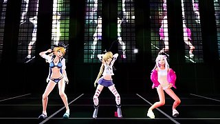 Foxy 3D Superwoman bounces up and down on a cock