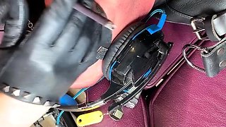 Amateur fetish BDSM action with redhead