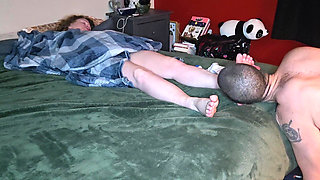 Valentines Foot Worship and Cum