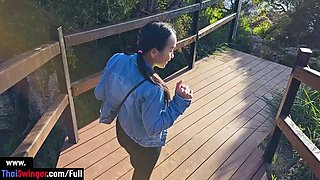 Public sex in a cave with Thai MILF slut who is truly insatiable