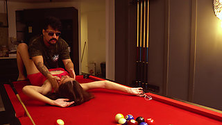 A Slut Approaches Me While I Play Pool, We Fuck Right There