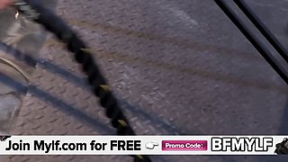 I faced a perfect, lovely mylf at the fitness, instantly fucked her, and came on her face