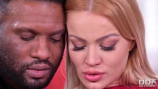 Serbian slut interracially double-penetrated: Blowjob, Blonde  Big Dick Porn