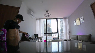 I Caught My Horny Cousin Bothering Me in the Kitchen