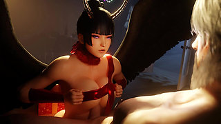Nyotengu Christmas Special, Dead or Alive Animation
