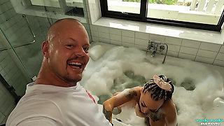 Tuktukpatrol Inked up Busty Asian Babe Loves Foreign Dick