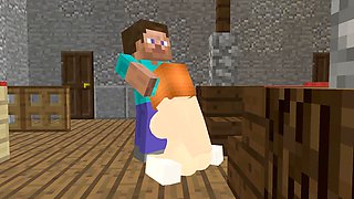 Minecraft anime hentai featuring Xhatihentai and Jenny mod