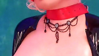 Sexual Erotic Latex Model - Fetish MILF Seduce in Rubber Pin up Blonde Shiny Clothes