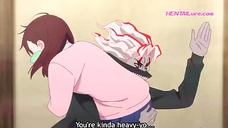 Hot MILF Moans in Dandadan HENTAI Parody While Getting Fucked  Creampied Hard