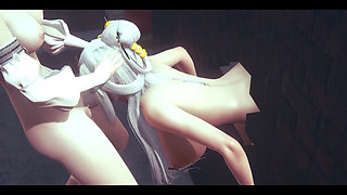 Genshin Impact Hentai - Ningguang Sucks off Jean Futanari - Japanese Asian Manga Anime Game Porn