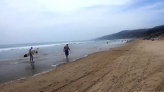 TeamSkeet-Surfing On A Surfer's Dick After A Beach Walking