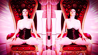 Kneel and worship your queen! Beg me to own you! ( Special effects added)
