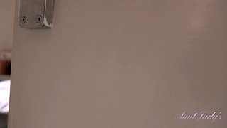 POV : Your Landlady Scarlet Caught You Spying On Her in Her Bedroom