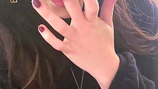 Brunette Solo Webcam Masturbation