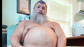 Stroking My Thick Stepdaddy Bubba Cock in the Kitchen