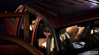 gorgeous romanian girl lea lexis gets fucked in a car