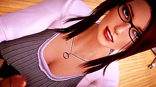 Waifu Academy  Beautiful busty redhead MILF nurse can cure all diseases with her magical big tits  Part 12