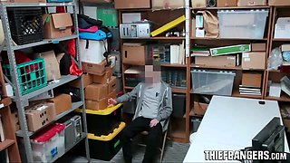 Hot Security Guard Rachael Cavalli Fucks Young Male Thief Suspect