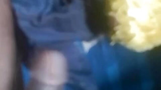 Spanking a big breasts girl asss