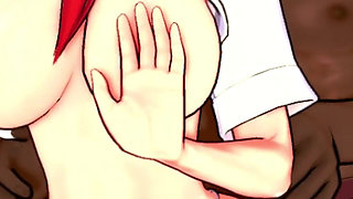 the Demon President Punished Me for Sneaking Into the Club... and I Couldn’t Resist (rias Gremory Waifu Animation)