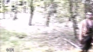 Outdoor Punishing Lesson In The Forest