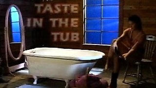 Foot fetish cumload with brunette