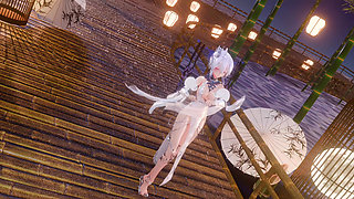 [mmd] Haku Ronin Pipa Ancient Elegant and Erotic Cheongsam Strip House Dance