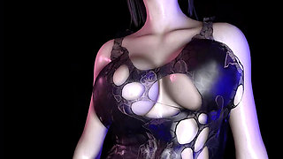Sculpted Seduction: 3D Girl Model - 3D Animation Hentai