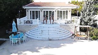 Enchanting Inna Innaki and Rosa Rosita at orgy video