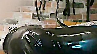 Fist-fucking Gaping Slut in Latex: Gigi's Master Makes Her Cum